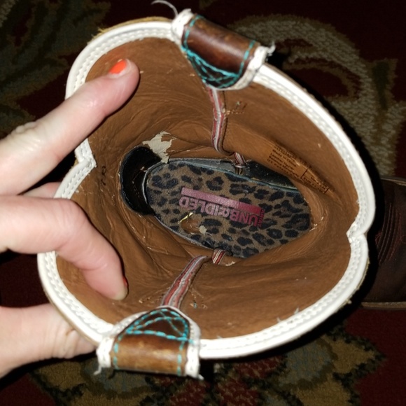 Brown and Red Ariet Boots - Picture 4 of 7